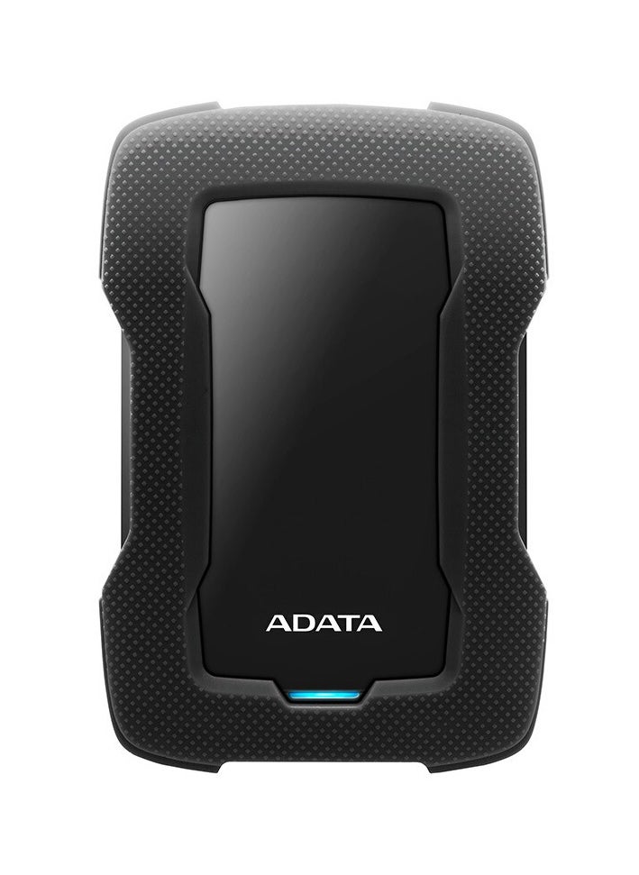 ADATA - ADATA HD330 2TB USB 3.0, High-speed Shock-absorbing External Hard Drive, Extra Slim Portable Waterproof Mobile Hard Drive, (2TB Black) - Image 1