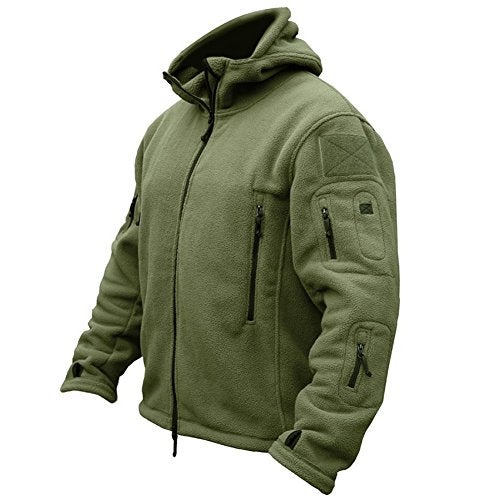 ReFire Gear Men's Warm Military Tactical Sport Fleece Hoodie Jacket - Image 1
