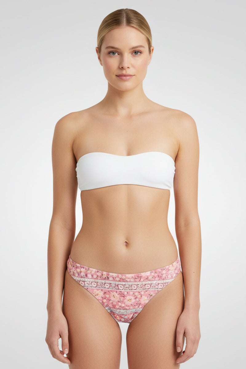 Billabong Women Floral Print Bikini Bottom, Multicolor - Image 1