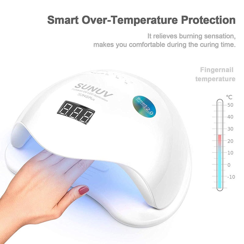 SUNUV SUN5 Plus LED Nail Polish Dryer with Sensor and 4 Timers 48W - Image 3