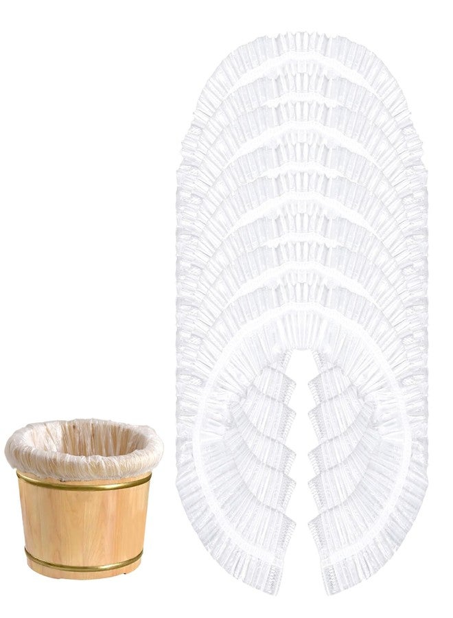 Qiuruoo 25 Pcs Transparent Pedicure Liners Disposable, Disposable Foot Tub Liner Portable Bath Bags with Retractable Belt, Portable Bath Bag, Can Be Used in Foot Bath Stores, SPA halls, Home Personal Care - Image 1