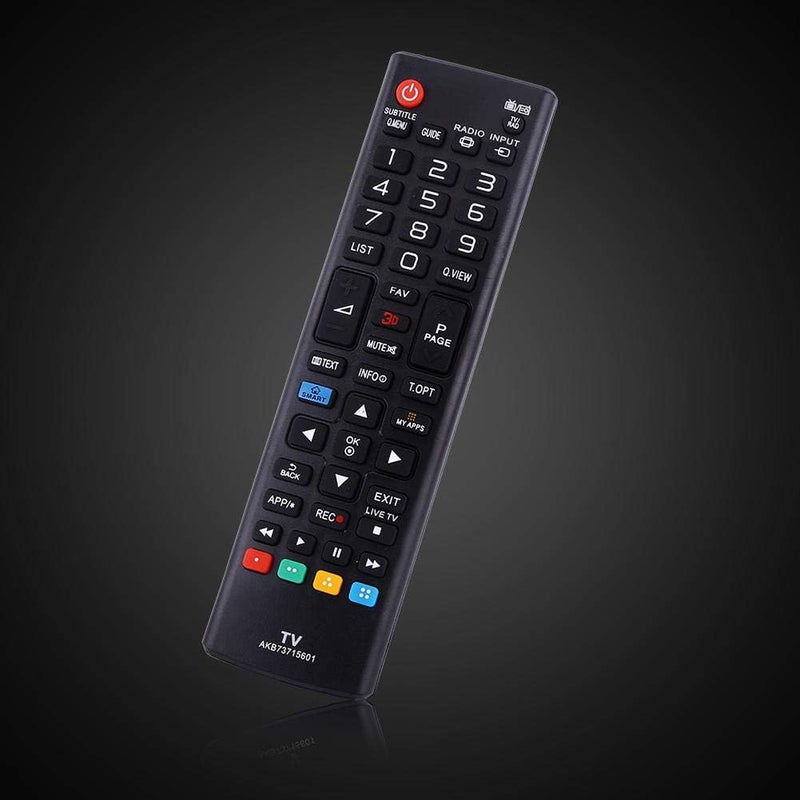 woobles 1Pc Black Remote Control AKB73715601 Replacement Controller for LG Smart TV - Image 1