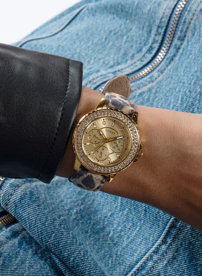 GUESS Ladies Gold Tone Multi-Function Watch Box Set GW0660L2 - 36mm - Image 4