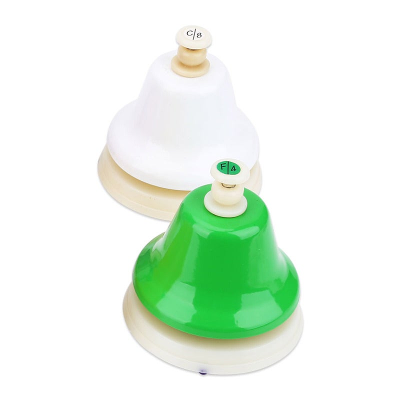 8-Note Colorful Hand Bell Handbells Set Musical Instrument Toy for Kids Children - Image 5