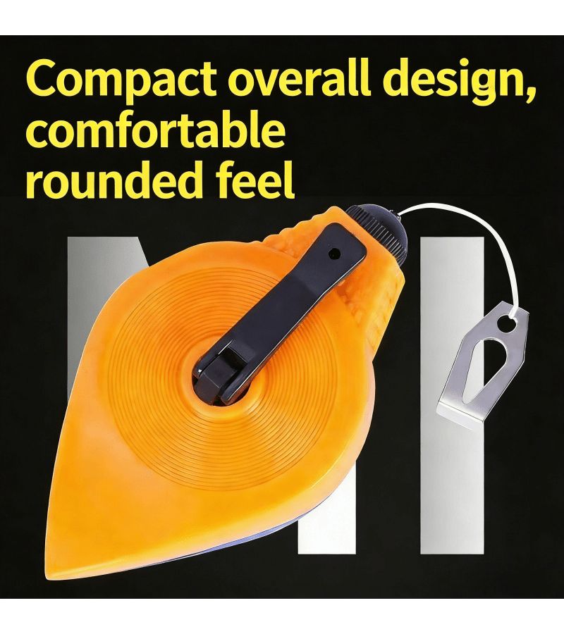 6 Pieces Essential All Purpose Carpentry Layout Tool Set with Chalk Line Reel and Measuring Tape Bundle For Woodworking And Home Improvement - Image 5