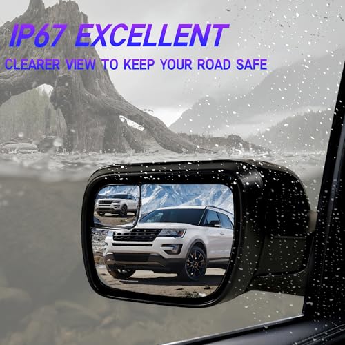 VMDCcdz Driver Side Mirror Compatible with Ford Explorer 2011-2019 with Blind Spot Glass Turn Signal Light Puddle Light Heated Power Glass 7-Pins Rear View Door Mirror - Image 2