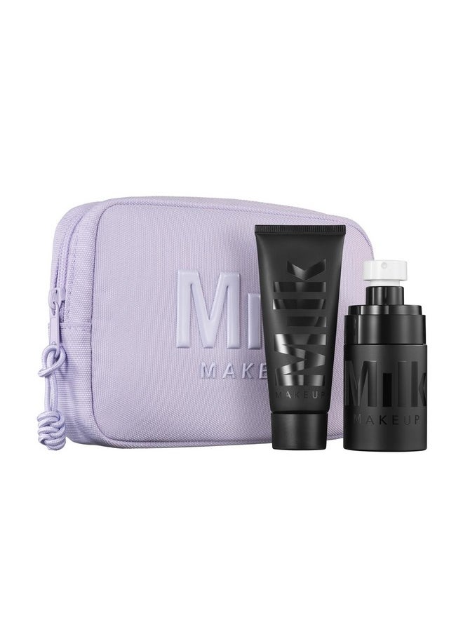 MILK MAKEUP - Pore Eclipse Matte + Blur Setincludes Pore Eclipse Mattifying Primer (Full Size) Pore Eclipse Setting Spray (Mini) & Makeup Bagvegan Cruelty Free - Image 1
