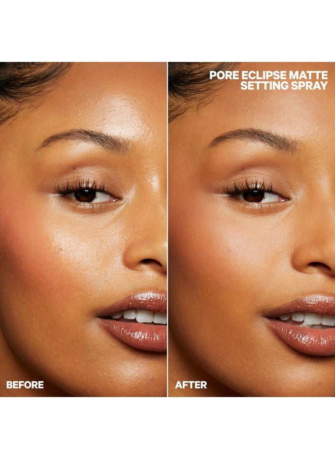 MILK MAKEUP - Pore Eclipse Matte + Blur Setincludes Pore Eclipse Mattifying Primer (Full Size) Pore Eclipse Setting Spray (Mini) & Makeup Bagvegan Cruelty Free - Image 1