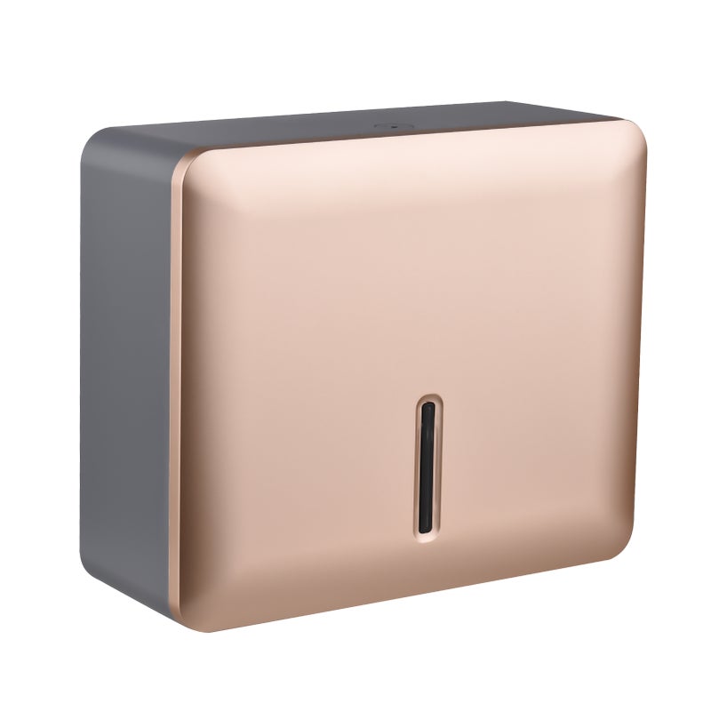 Wall Mount Paper Towel Dispenser Multifold Hand Towel Tissue Holder with Key Lock for Bathroom Kitchen Bedroom - Image 1