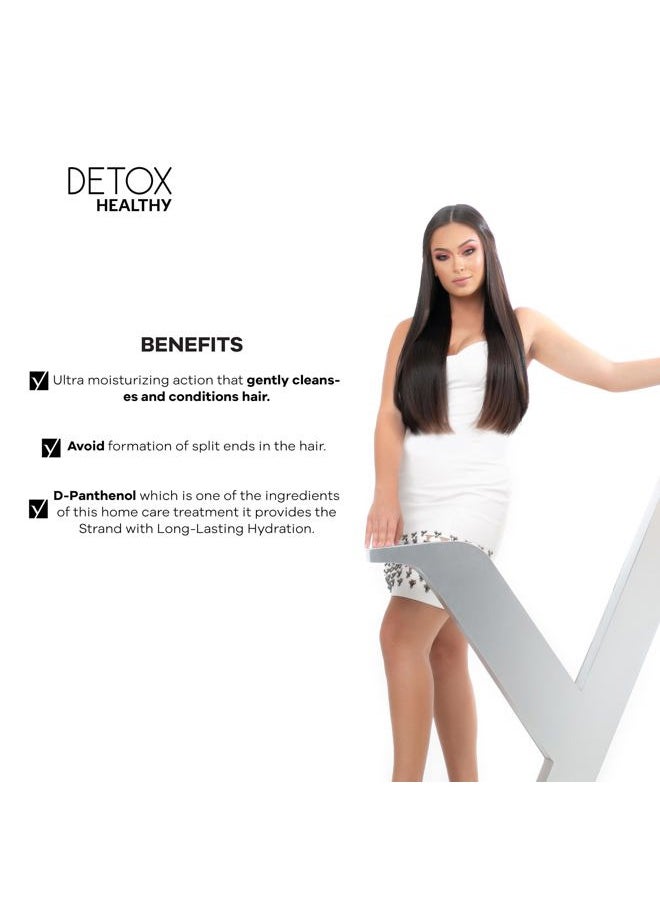 Ybera Paris Professional Detox Healthy DUO | Refreshing Care for Oily | Prevent Hair Loss | Stimulate Growth & Improve Damaged Hair | Shampoo 8.4 Oz & Conditioner 8.8 Oz  - Image 4