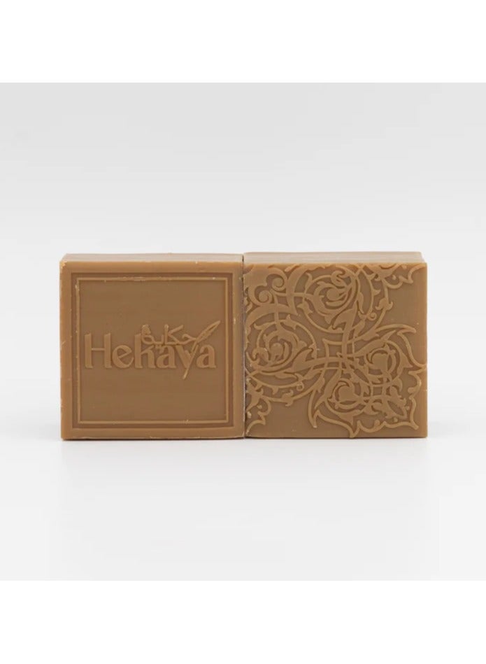 Hekaya Natural Olive Oil Soap bars with Organic Ingredients Vegan Soap Moisturizing Handmade Mixed Oud Oil Scent Old Gold for Body Face & Hair Soap Bars for Women & Men Pack of 4 Bars 500 grams - Image 5