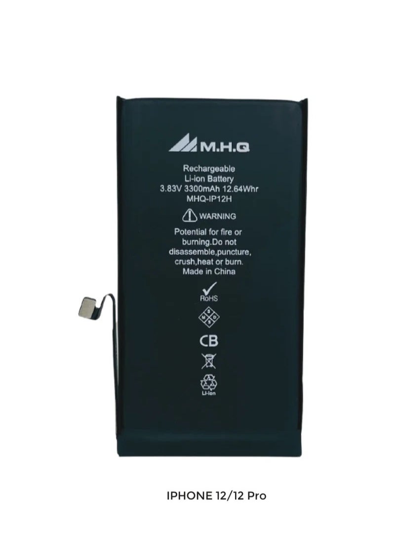 M.H.Q IPHONE 12 BATTERY / IPHONE 12 PRO BATTERY  - Image 3
