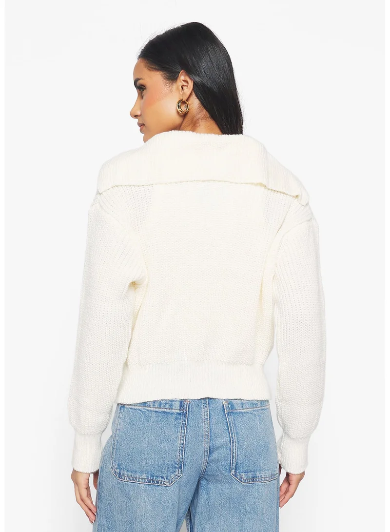 جينجر كنزة بولو قصيرة