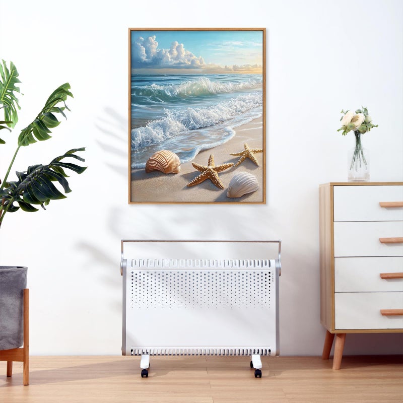 Ycydilirab Diamond Art Kits for Adults Beach Shells-5D Diamond Painting for Adults,Seaside Scenery DIY Gem Painting Perfect for Relaxation and Home Wall Decor 12x16inch - Image 3