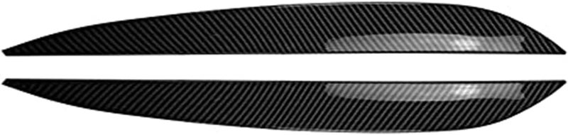 Yurefax Carbon Fiber Look Headlight Eyebrow Trim for VW Touareg - Image 3