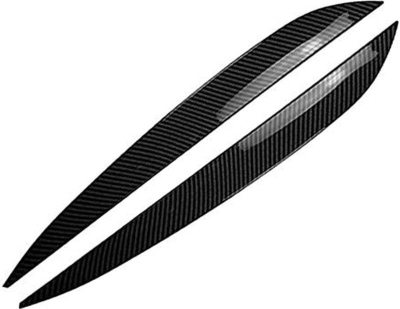 Yurefax Carbon Fiber Look Headlight Eyebrow Trim for VW Touareg - Image 1
