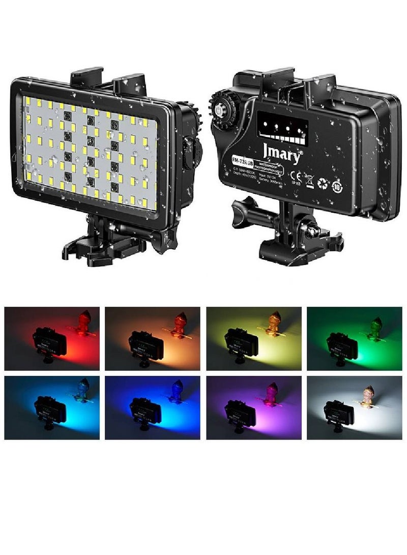 Jmary FM-72RGB Portable RGB LED Video Waterproof Fill Light - Image 2