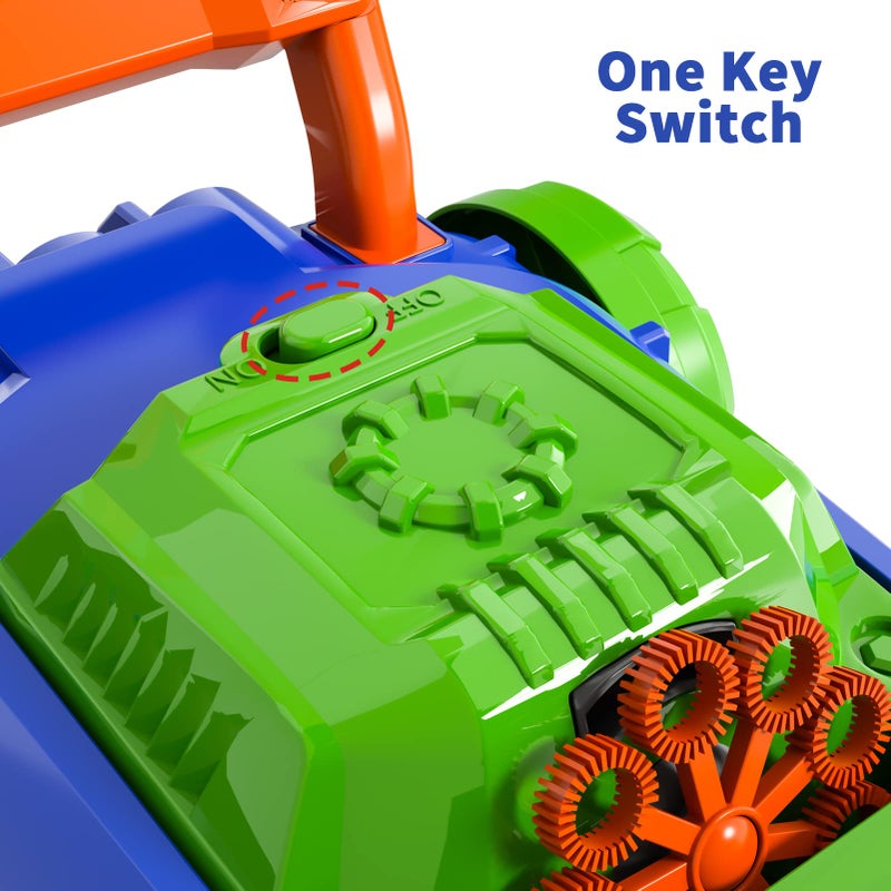 Bennol Bubble Lawn Mower for Toddlers, Kids Automatic Bubble Blower Maker Machine, Outdoor Gardening Push Toys, Christmas Birthday Gifts for Preschool Baby Boys Girls - Image 4