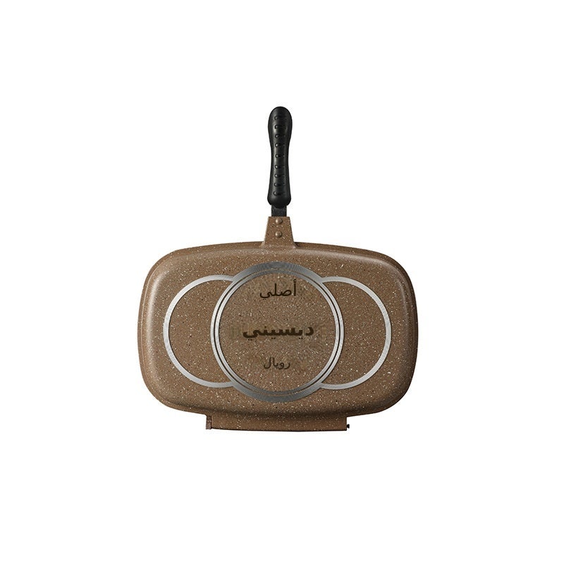 Royal Dessini Non-Stick Cast Aluminum Grill Pan for Steak and  Frying - Image 1