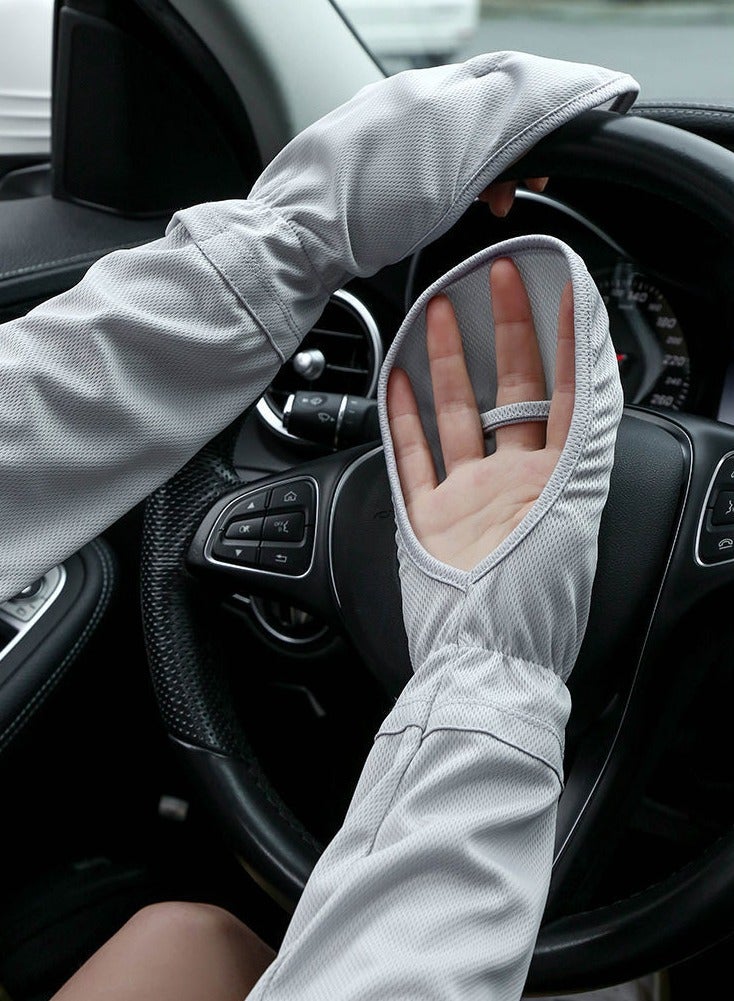 Women's Gloves Driving Gloves Summer Sun Protection UV Protection Ice Sleeves - Image 1