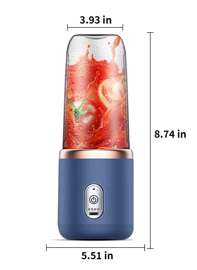 خلاط محمول، كوب عصير خلاط، كوب فواكه محمول، كوب عصير بحجم شخصي قابل للشحن عبر USB، خلاط شخصي للعصائر