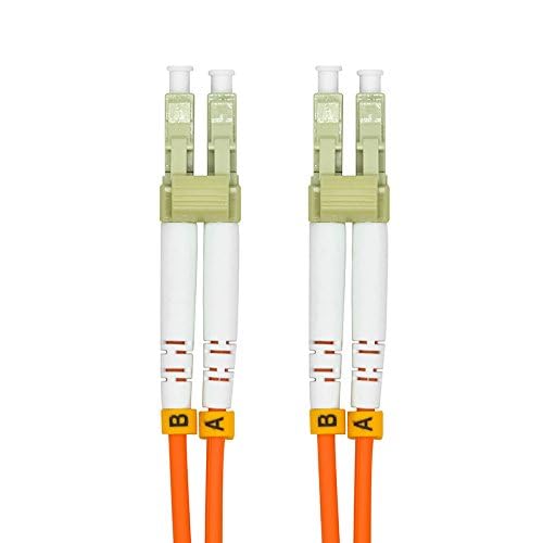 Jeirdus 5Meters 16ft LC to LC Duplex 62.5/125 OM1 Multimode Fiber Optic Cable Jumper Optical Patch Cord LC-LC - Image 3