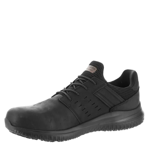 Skechers Mens Work Delson 3.0 SR Black - Image 5