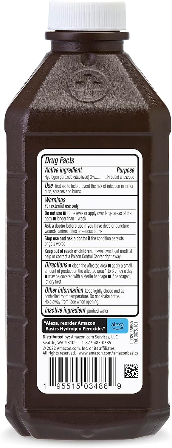 Ççs Hydrogen Peroxide Topical Solution USP First Aid Antiseptic for Cuts Scrapes and Wound Disinfection 16 fl oz Pack of 1 Previously Solimoi - Image 3