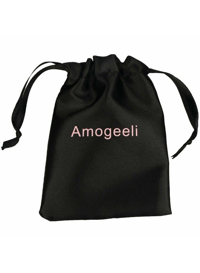 Amogeeli Big Hole Stone Beads Charms for Jewelry Making, Rondelle European Loose Beads Pack of 15 - Image 4