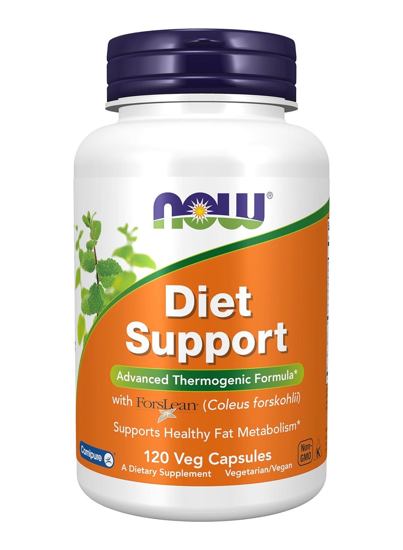 now Diet Support Nutritional Supplements - 120 Veg Capsules - Image 1