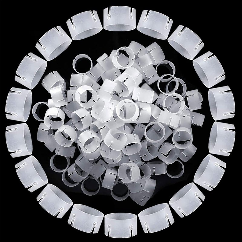 Excefore Balloon Rings Buckle 150Pieces Balloon Clips Party Decoration Kit Balloon Connectors for Balloon Arch Balloon Column Stand Balloon Flowers for Wedding Party Birthday Decoration - Image 1