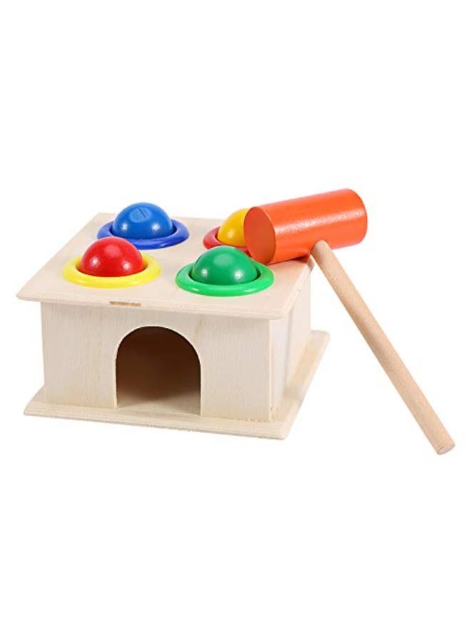 لعبة المطرقة الخشبية للأطفال - Image 1