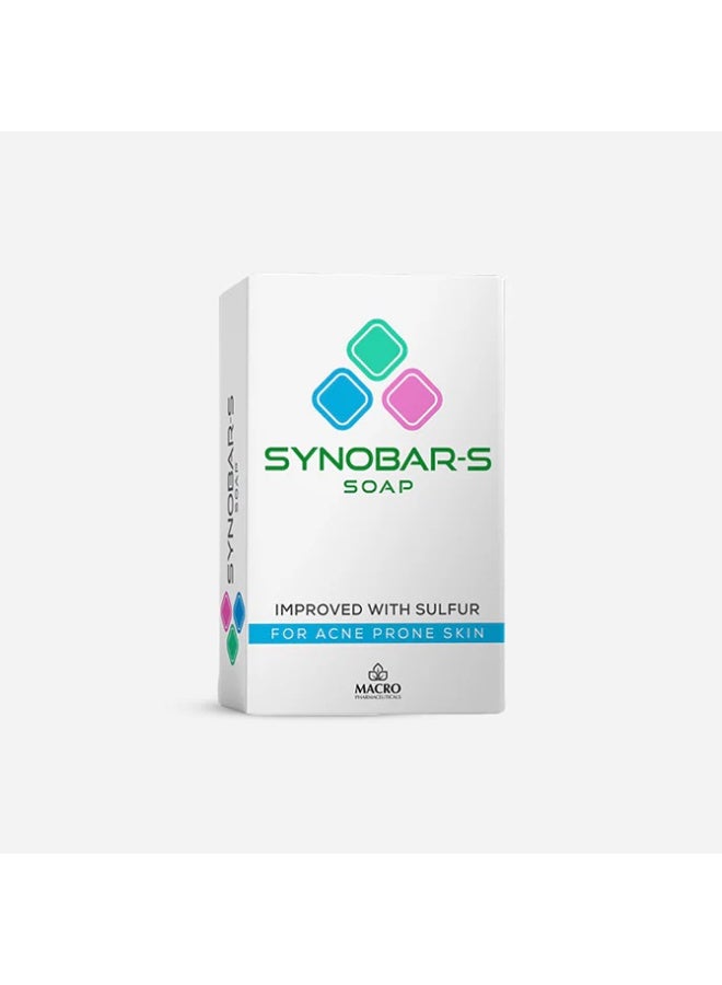 Synobar-S Soap A medicated, cleansing, and purifying soap for oily skin prone - Image 1