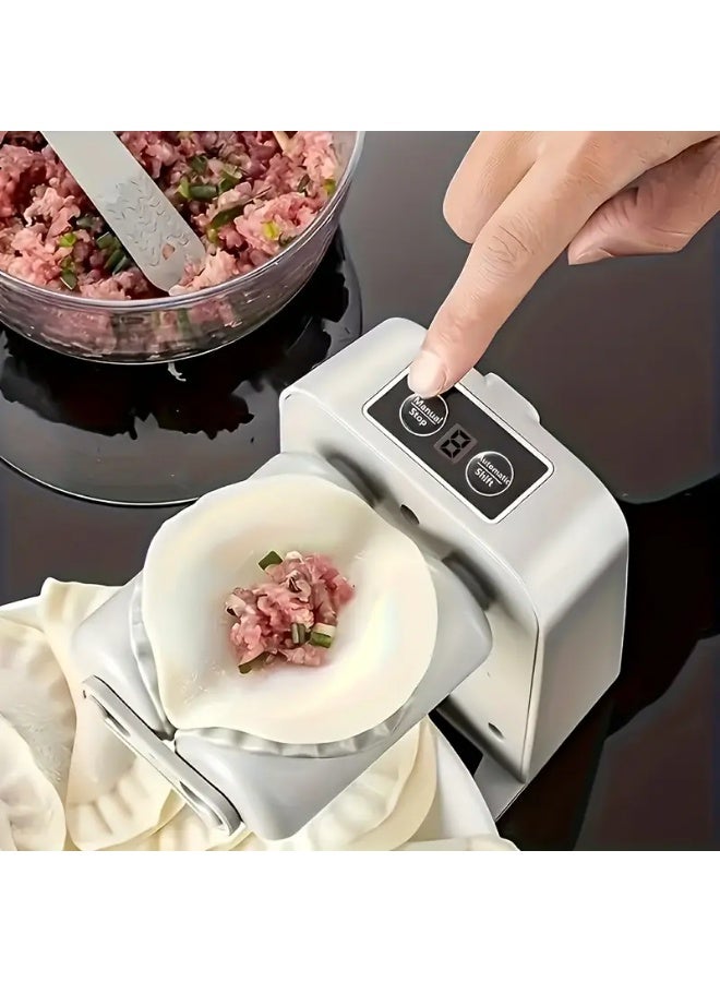 Electric Dumpling Maker Machine – Automatic Dough Press & Wrapper for Dumplings, Empanadas, Pierogi & More – Easy One-Touch Operation, Fast, Mess-Free Kitchen Tool  - Image 1
