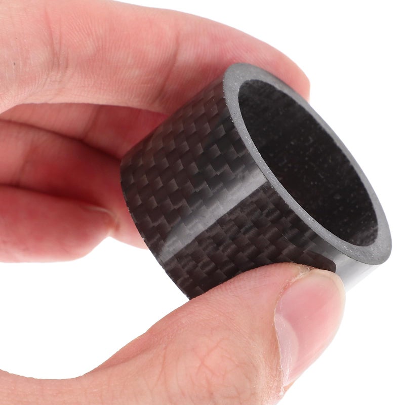 28 6mm Carbon Fiber Headset Spacers 11pcs Road Bike Stem Washer Gasket Set - Image 5