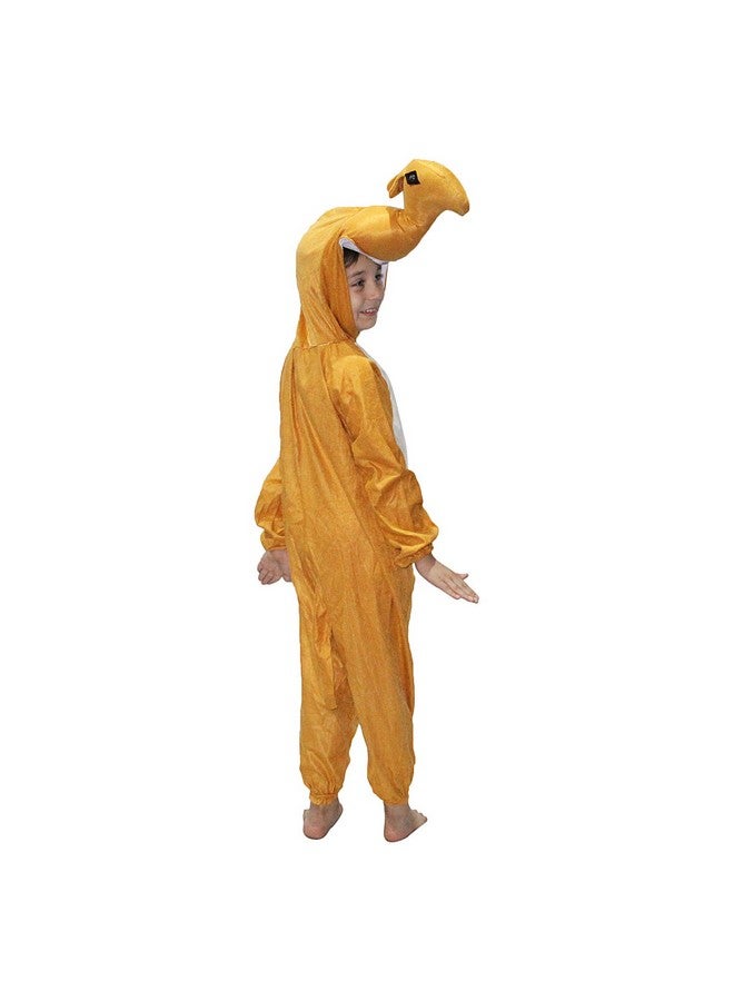 Kaku Fancy Dresses Fleece Camel Farm Animal Costume For Kids - Brown, 7-8 Years | Animal Fancy Dress For Boys & Girls - Image 4