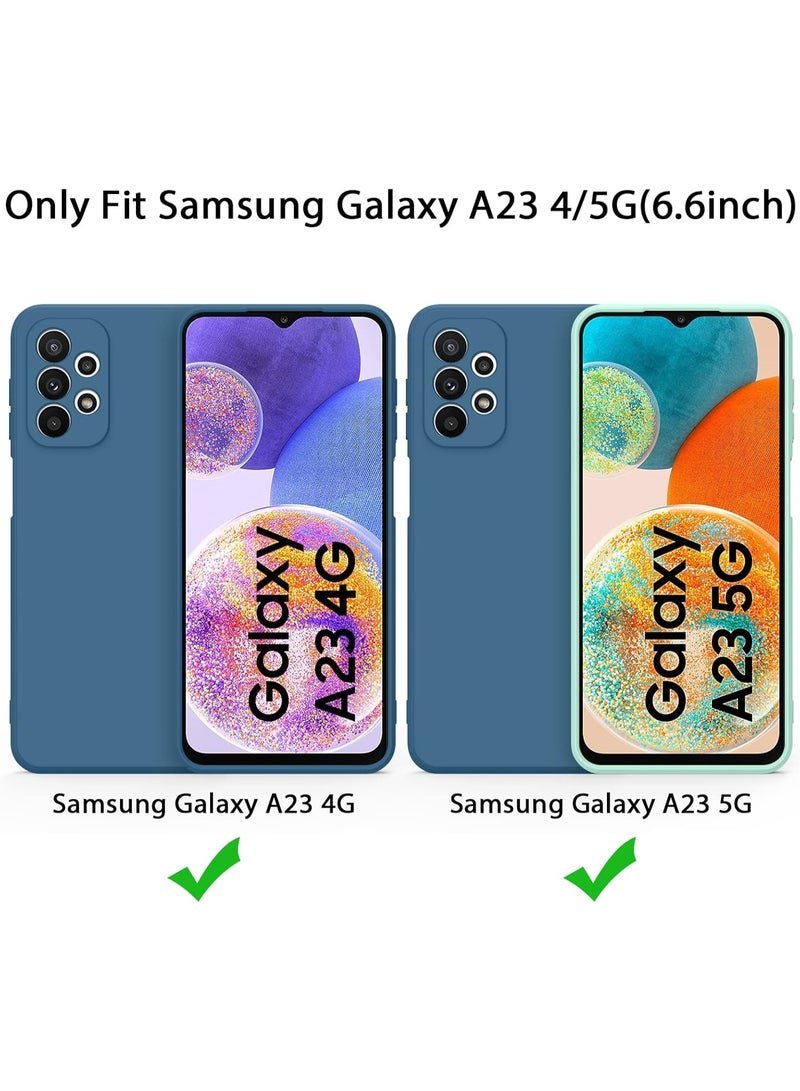 Houmt Samsung Galaxy A23 4G/5G Case Cover Stylish Slim Liquid Silicone Full-Body Protective Cover for Samsung Galaxy A23 4G/5G - Image 2