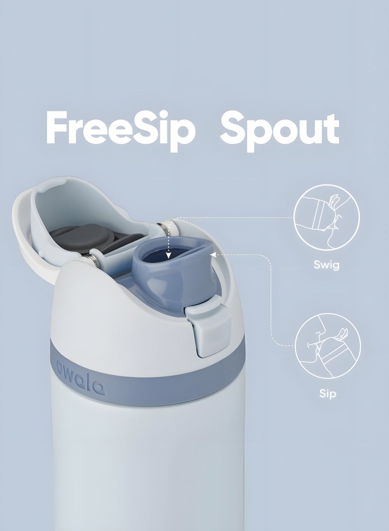 Owala Owala FreeSip Insulated Stainless Steel Water Bottle | Sports Water Bottle with Straw | BPA-Free | 32 oz | 1-Pack (Cinderella)  - Image 4