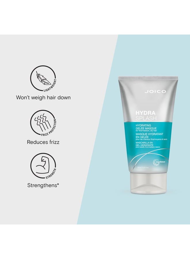 JOICO HydraSplash Hydrating Gelée Masque | For Fine, Medium, Dry Hair | Replenish Hydration | Boost Shine | With Sea Kelp & Coconut Water | 5.07 Fl Oz - Image 3
