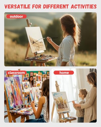 Simetufy مجموعة سيميتوفي 32 لوح قماش مقاس 11 × 14 بوصة للرسم، قماش مطلي مسبقًا للرسم بالأكريليك والزيت والألوان المائية والغواش، مستلزمات فنية للأطفال والبالغين، للمبتدئين والفنانين - Image 5