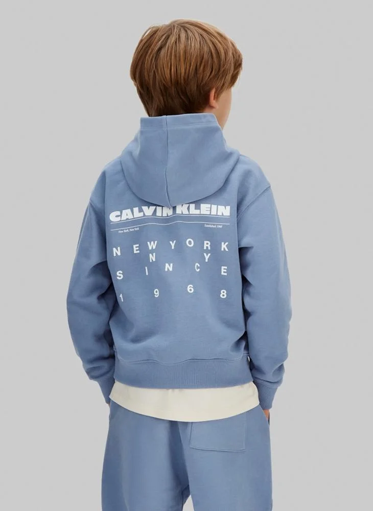 Calvin Klein Jeans Youth Logo Pullover Hoodie