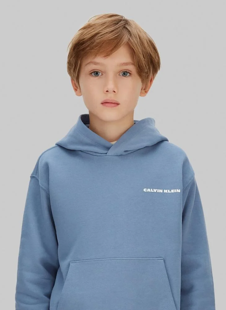 Calvin Klein Jeans Youth Logo Pullover Hoodie