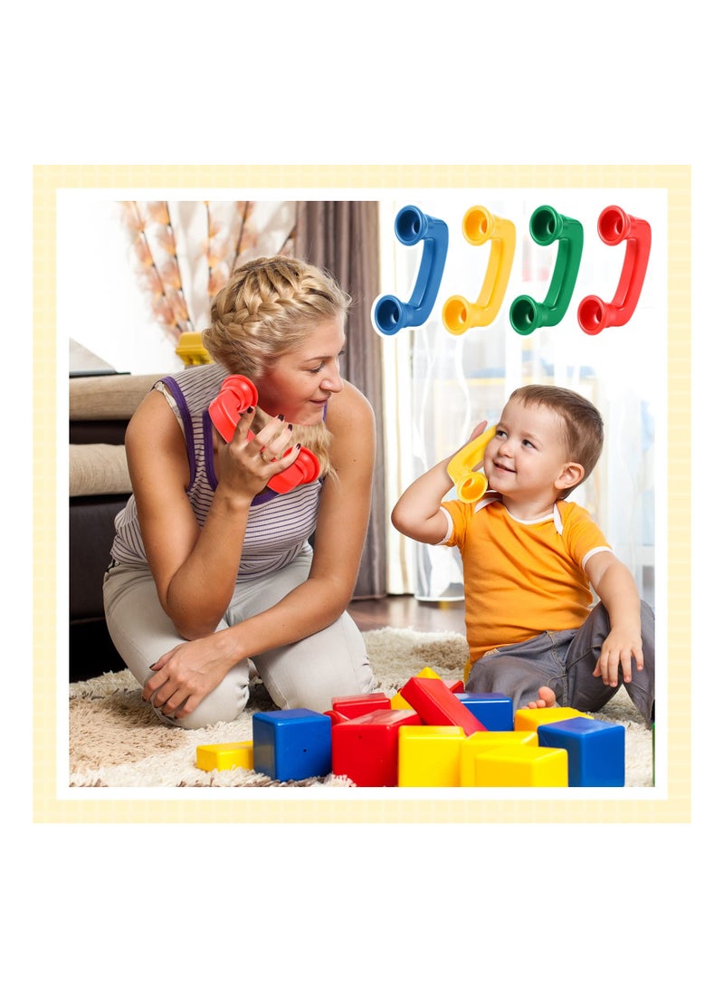 Whisper Phones for Reading, Classroom Manipulative Phones, Auditory Feedback Phone Speech Therapy Toy Tool, Accelerate Reading Fluency, Comprehension and Pronunciation for Kids and Adults (4 Pcs) - Image 3