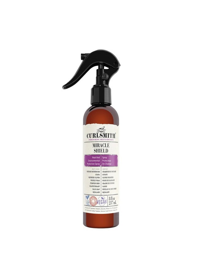 CURLSMITH - Miracle Shield, Protein-Rich Hair Protection Spray For All Curl And Hair Types (8 Fl Oz)…  - Image 1