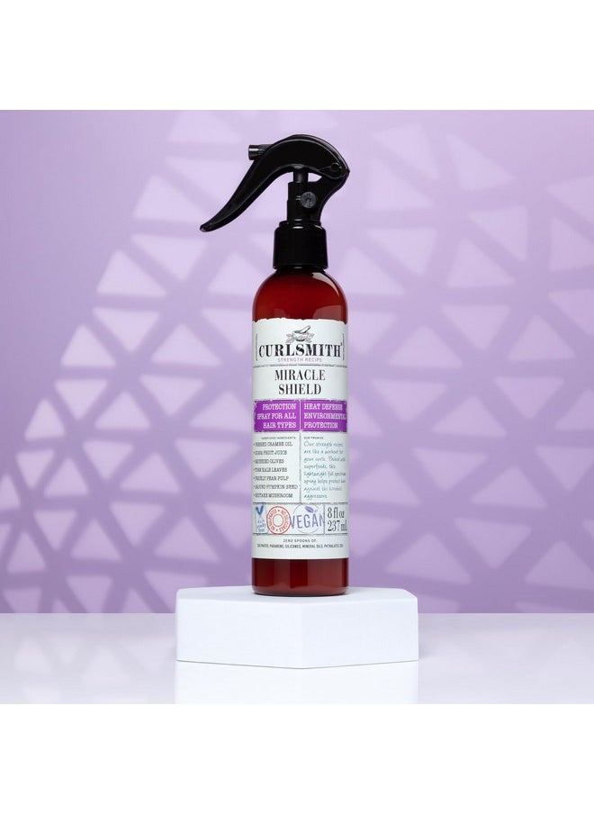 CURLSMITH - Miracle Shield, Protein-Rich Hair Protection Spray For All Curl And Hair Types (8 Fl Oz)…  - Image 4