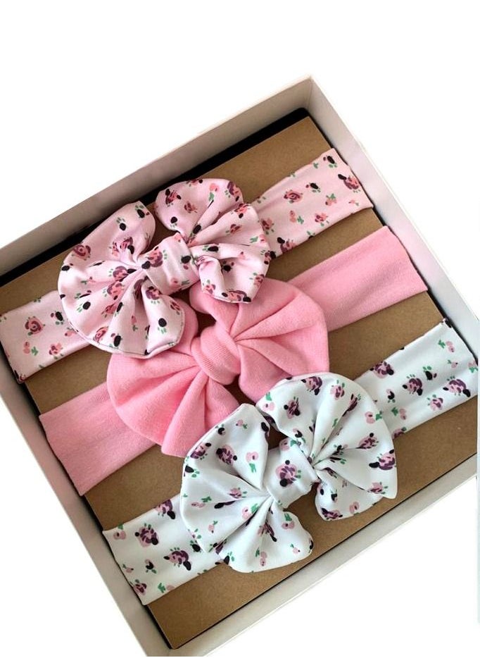The Girl Cap The Girl Cap Elastic Baby Headband Stretchable Cotton Assorted Hairbands Hair Accessories for Baby - Multi color  - Image 1