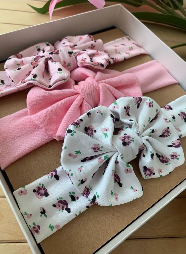 The Girl Cap The Girl Cap Elastic Baby Headband Stretchable Cotton Assorted Hairbands Hair Accessories for Baby - Multi color  - Image 2