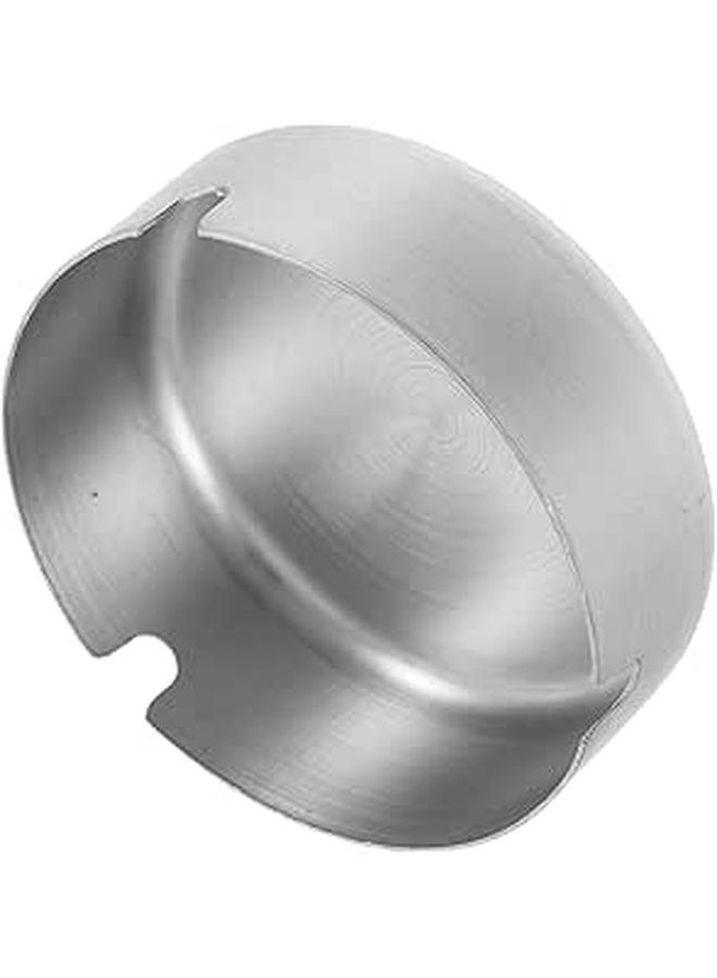 Heavy Duty 8cm Stainless Steel Ashtray Windproof Round Smoking Container for Outdoor Patio Garden - Image 1