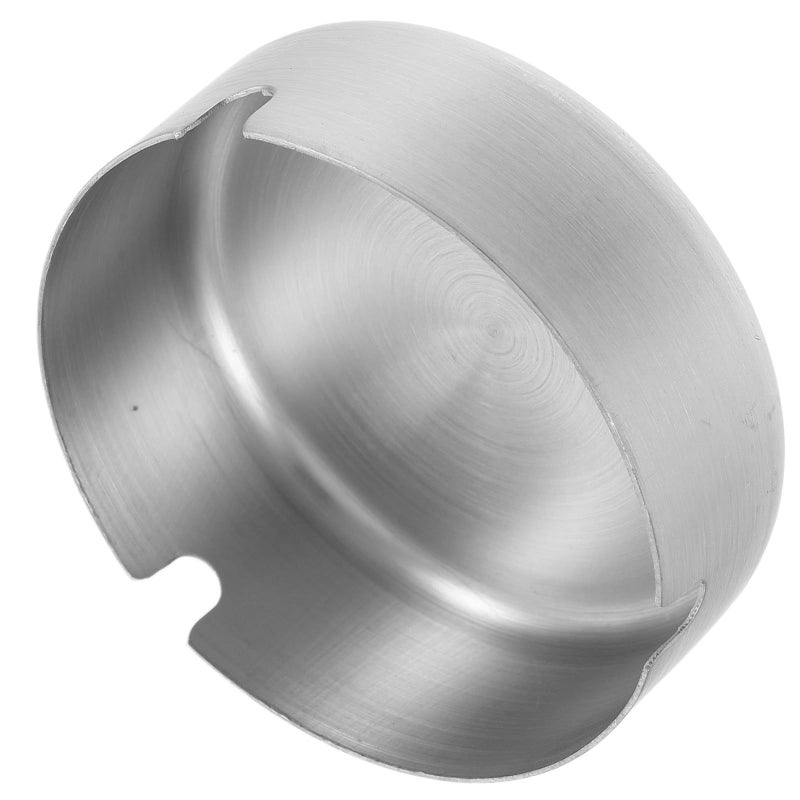 Heavy Duty 8cm Stainless Steel Ashtray Windproof Round Smoking Container for Outdoor Patio Garden - Image 2