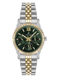BEVERLY HILLS POLO CLUB Beverly Hills Polo Club BP3169C.270 Women's Multi Function Display Watch & Metal Strap Silver  - Image 1